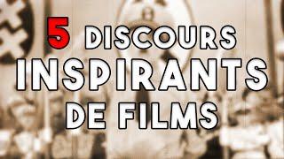 5 discours inspirants de films 