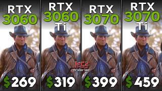 RTX 3060 vs RTX 3060 Ti vs RTX 3070 vs RTX 3070 Ti  Tested in 15 games