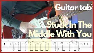 Stealers Wheel - Stuck In The Middle With You Guitar tabs