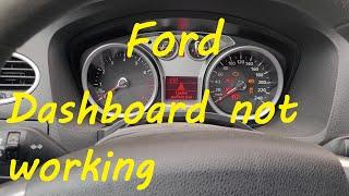 Ford Focus dashboard not working  Instrument cluster  Ford fix repair