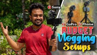 3 Budget Vlogging Setup 2024  Sony Zv-E10  GoPro 10  Phone Vlogging Setup Guide with Mic Bengali