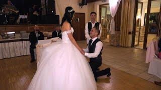 Timi és Marci Fogadalomtétel és Menyasszonytánc esküvői videó Újhartyán Faluközpont