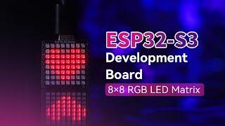 Rgb led matrix ESP32-S3 esp32 board supports Wi-Fi and bluetooth le