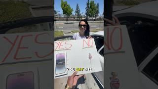 @soulsessionswithsteph Millionaire Giving away free iPhone 15 to stranger part 69 #shorts