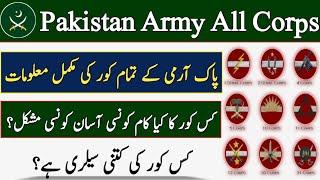 Pak Army All Corps  Pak Army All Corps Salary  Pak Army All Corps Work Name Information