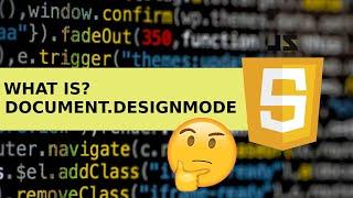 What is Docuement Designmode  How to use document.designMode  #javascript #chrome