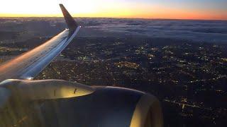 FLIGHT TAKEOFF Delta 737-800 - Early Morning Takeoff from Newark Liberty Airport to Atlanta