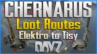 DayZ Chernarus Loot Route 4 - Electro to Tisy - Epic Military Gear Map Guide - PC Xbox PS4 PS5