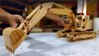 BUILD WOODEN EXCAVATOR - Part-3