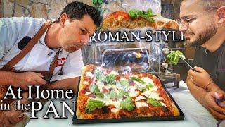 Homemade PIZZA ROMA-STYLE in the Pan  Perfect Easy Recipe