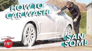 HOW TO WASH YOUR CAR  SANSOM Maintenance Detail  Jaguar XF transformation car wash