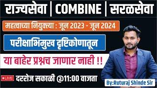 mpsc chalu ghadamodi 2024  महत्वाच्या नियुक्त्या 20232024  chalu ghadamodi 2023  Current Affairs