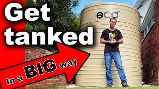 How to install a water tank Install a 10 000 Litre Eco Tank - Burton Builds