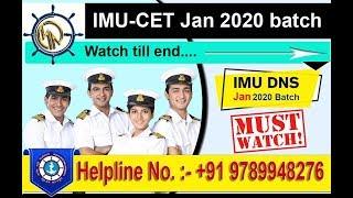 IMUCET 2020 Merchant Navy Syllabus IMU CET Application Form DNS CourseSponsorship Letter