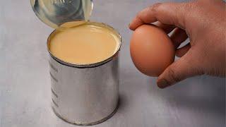 If you have condensed milk and egg at home then try this easy delicious and simple recipe