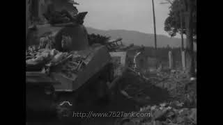 752nd Tank Battalion Tank Dozer at Firenzuola Italy 23 Sept 1944