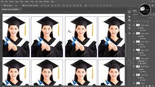 how to make photo 3x4 and 4x6 in adobe photoshop cc2019  microsoft window  របៀបធ្វើរូបថតកាត