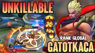 UNKILLABLE GATOTKACA BEST BUILD 2021  TOP GLOBAL GATOTKACA GAMEPLAY  MOBILE LEGENDS