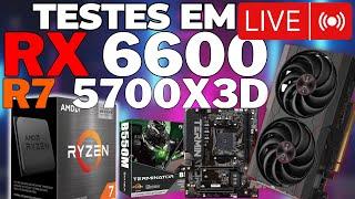 Aircooler Redragon Thor dar conta de segurar o RYZEN 7 5700X3D - TESTES EM LIVE