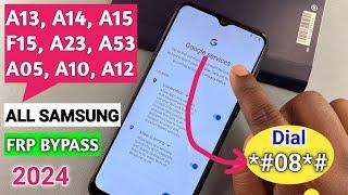 Samsung Frp Bypass Android 14 Without Pc 2024  Samsung A13A14A15F15A23A53 A05 - No TalkBack