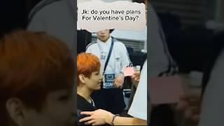 How the staff reacted to jk asking Tae for his Valentine’s Day plans #taekook