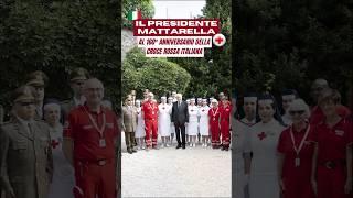 Il Presidente #Mattarella a #Solferino per il 160° della #CroceRossa