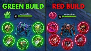 thamuz green build vs thamuz red build