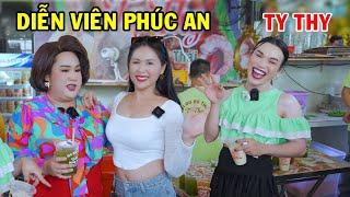 Diễn viên Phúc An cùng Cô Ú ghé thăm quán Ty Thy Bình Dương - Ty Thy Vlog Gỏi đu đủ