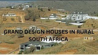 GRAND DESIGN HOUSES IN RURAL SOUTH AFRICA  NEW BEAUTIFUL VILLAGE  HUGE PLOTS FROM R35K