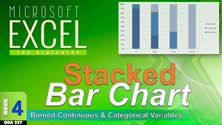 How to Make STACKED Bar Charts in Excel WK4c