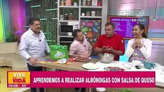 Aprendemos a realizar albóndigas con salsa de queso con la Profe Rocío Pangracio  Recetas En VLV