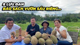 8 lựu đạn dẫn bát giới cùng em kết nghĩa bào sạch sầu riêng tại vườn