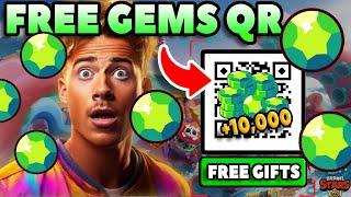 NEW Brawl Stars Rewards QR Code FREE GEMS  How to get 10000 Free Gems in Brawl Stars 2024