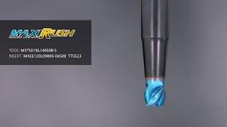 Superior Solid Carbide Endmill with Outstanding Versatility Flexibility MAXI-RUSH