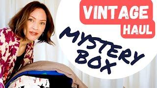 Vintage clothes unboxing  Try on with me 2023