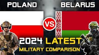 Poland vs Belarus Military Power Comparison 2024  Belarus vs Poland Military Power 2024