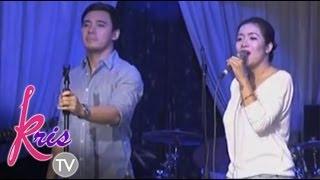 Angeline & Erik Sana Kahit Minsan duet on KrisTV