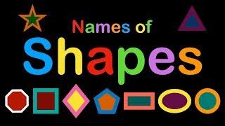 Names of Shapes for Kids - Shape Recognition for Babies Toddlers Preschoolers and Kindergarten