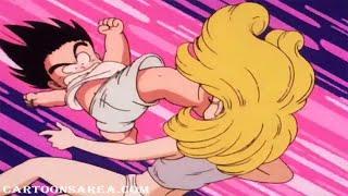 Kid Goku teaches Launch Gender Equality Dragon BallEnglish-Dub