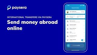 International transfers via Paysera – send money abroad online