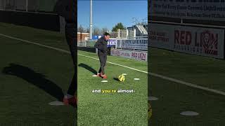 First touch kill it or move it  #footballdrills #soccerdrills #soccer #footballtrainer #football