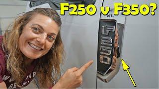 What is the difference?  Ford Super Duty F250 vs F350 - Super Duty Build  Part 11