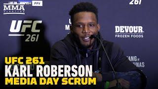 UFC 261 Karl Roberson Dismisses Kevin Hollands Take on Opponent Brendan Allen - MMA Fighting