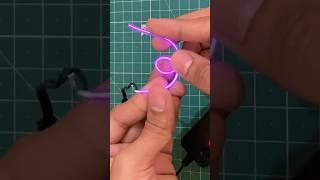 How to cut neon light #neon #neonlightbackground #shorts #newinventions