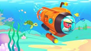 Dinosaur Submarine  -  Exploration Games For Sea Curious Children  Kids Learning  Yateland