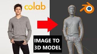 AI Generates 3D Model From Single Photo Google Colab