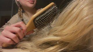 ASMR hair play and brushing YOUR hair