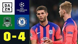 Werner und Pulisic schießen Krasnodar ab Krasnodar - Chelsea 04  UEFA Champions League  DAZN