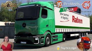 Euro Truck Simulator 2 1.50 Mercedes Benz Actros MP6 Delivery Torino to Milano + DLCs & Mods