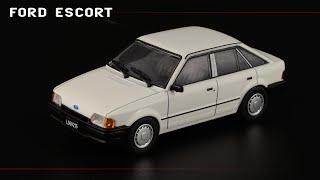 1980-е ABS и новый двигатель Ford Escort GL Mk IV 1986 • Масштабные модели автомобилей 143